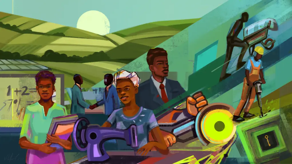 Productivity banner art