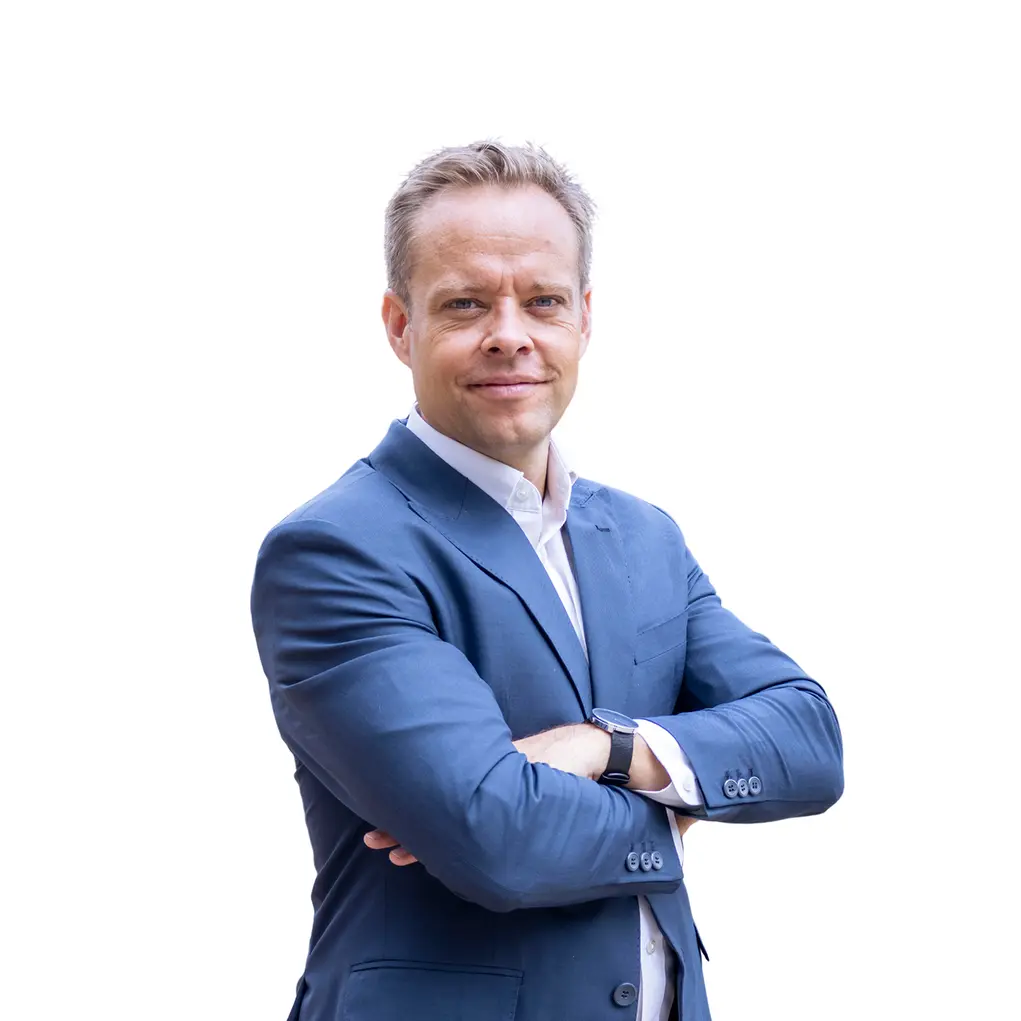 Jannek Hagen stood with his arms crossed